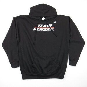 IndyCar Team Penske Men's Black Hoodie Size XL Fleece Graphic Logo New